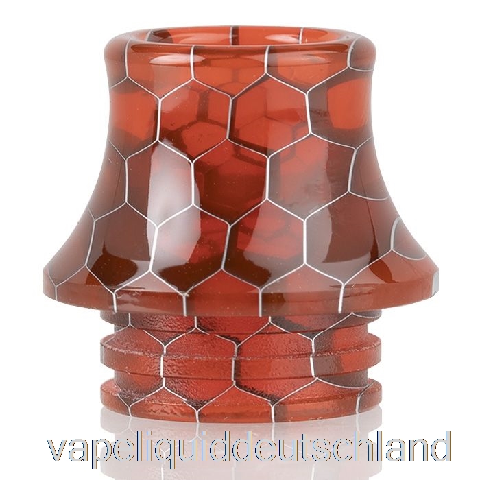 810 Cone Snake Skin Resin Drip Tip Red Vape Deutschland